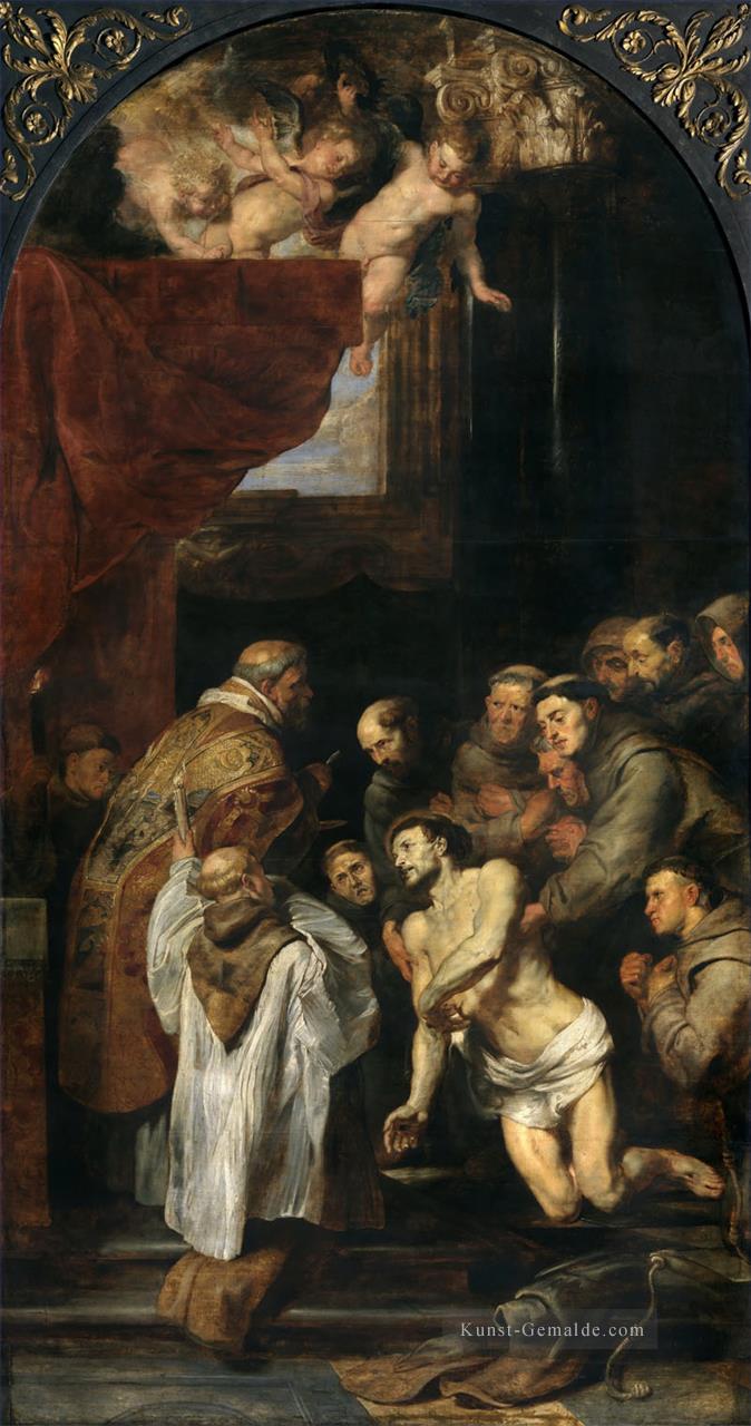 Die letzte Kommunion von St Francis Barock Peter Paul Rubens Ölgemälde